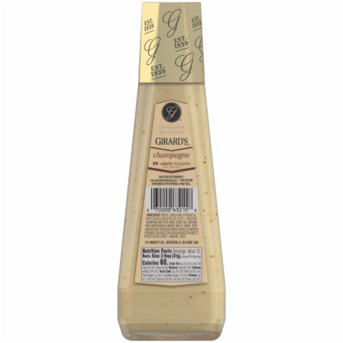 Girard's® Light Champagne Vinaigrette Salad Dressing Perspective: left