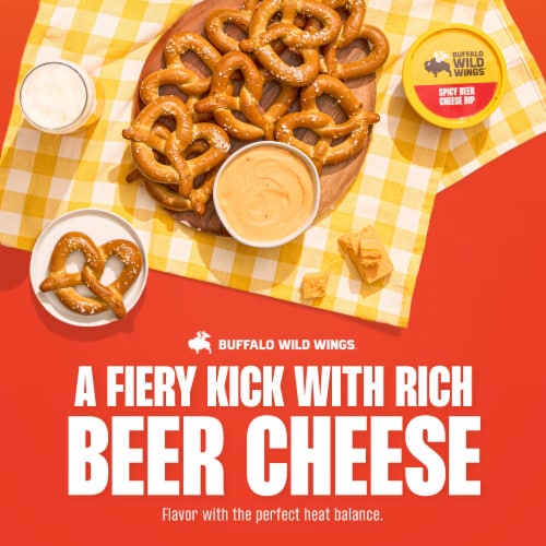 Buffalo Wild Wings Spicy Beer Cheese Dip Perspective: left