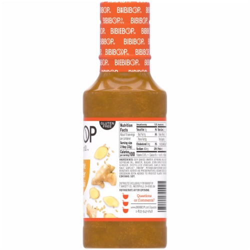 Bibibop Asian Grill Sesame Ginger Teriyaki Sauce Perspective: left