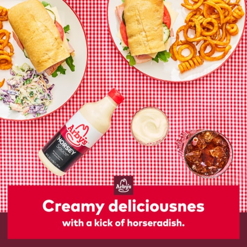 Arby's Horsey Sauce Perspective: left