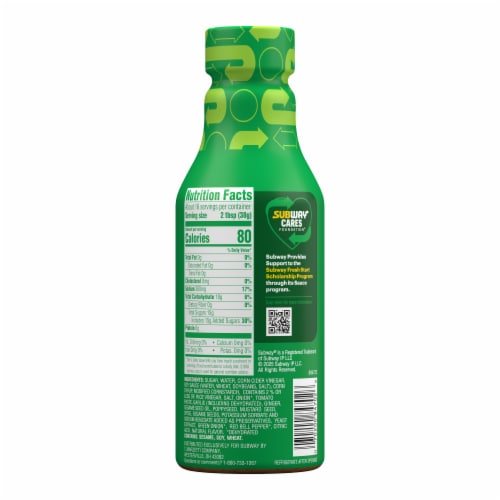 Subway Sweet Onion Teriyaki Sauce Perspective: left