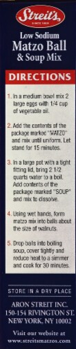 Streit's Low-Sodium Matzo Ball & Soup Mix Perspective: left