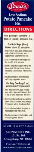 Streit's Low Sodium Potato Pancake Mix Perspective: left