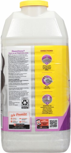 Tidy Cats® Tidy Feet™ Low Tracking Unscented Clumping Cat Litter Perspective: left