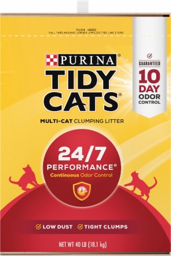 Tidy Cats 24/7 Performance Clumping Multi-Cat Litter Perspective: left