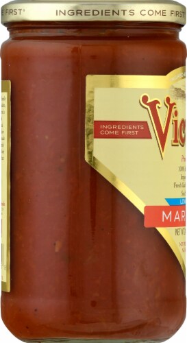 Victoria® Low Sodium Premium Marinara Sauce Perspective: left