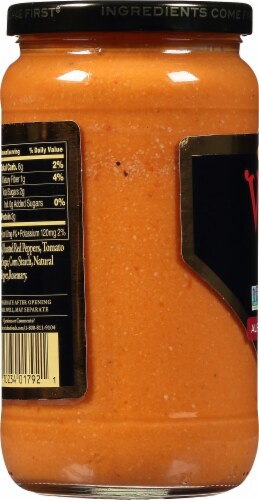Victoria Vegan Roasted Pepper Alfredo Sauce Perspective: left