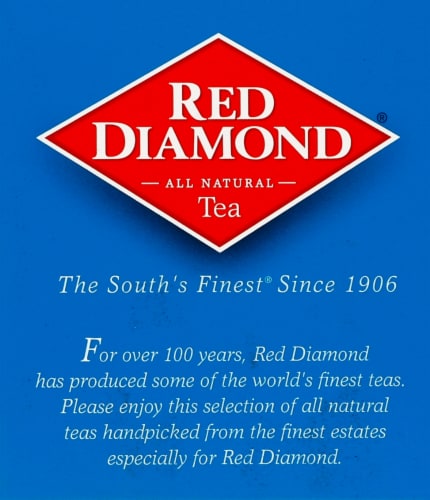 Red Diamond Quart Size Tea Bags Perspective: left