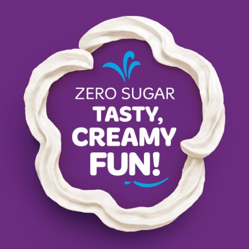 Reddi Wip Zero Sugar Keto Friendly Gluten Free Whipped Topping Perspective: left