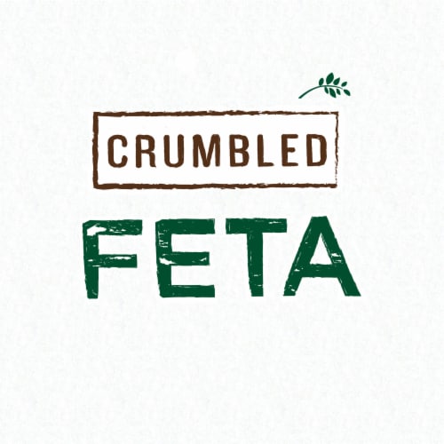 Athenos Traditional Crumbled Feta Cheese Perspective: left