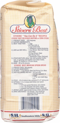 Stivers' Best Self-Rising Corn Meal Perspective: left