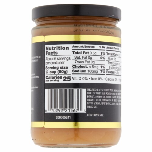 Better Than Gravy Roasted Turkey Gravy Perspective: left