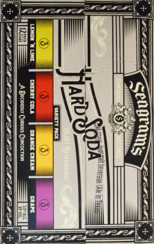 Seagram's Hard Soda Variety Perspective: left