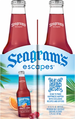 Seagram's Escapes Cherry Italian Ice Flavored Hard Beverage Perspective: left