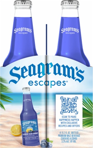 Seagram's Escapes® Blueberry Acai Lemonade Perspective: left