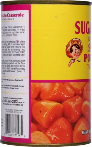 Sugary Sam® Golden Cut Sweet Potato Yams in Syrup Perspective: left