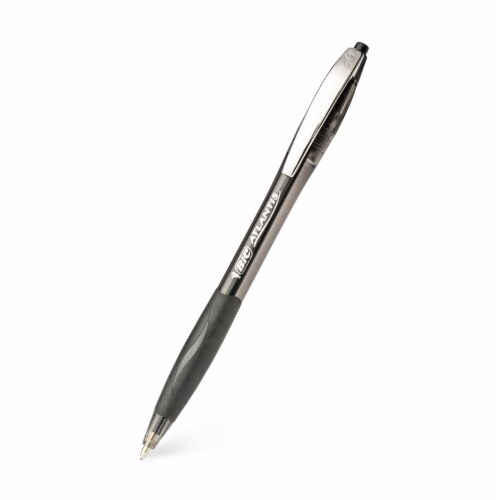 BIC® Atlantis Black Medium Point Ball Pens Perspective: left