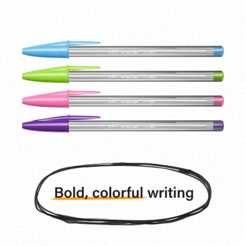 BIC Cristal® Xtra Bold Ball Point Pens, 8 pk - Gerbes Super Markets