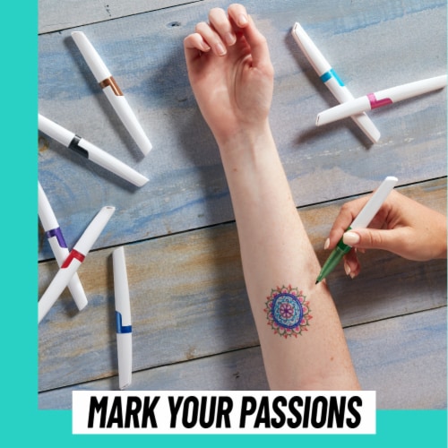 BIC Body Mark Mandala Temporary Tattoo Marker, 3 pk - Fry's Food