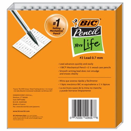 BIC® Xtra Life Medium Point #2 Pencils Perspective: left