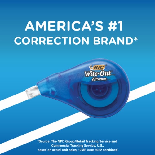 BIC® Wite Out® EZ Correct® Correction Tape Perspective: left