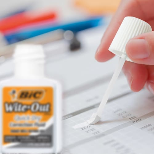 BIC® Wite-Out® Quick Dry Correction Fluid - White, 1 ct - Fry's Food Stores