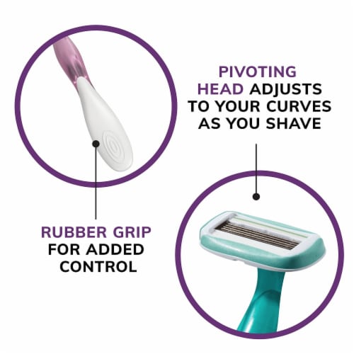 BIC® Soleil® Sensitive Advanced Women's Disposable Razors Perspective: left