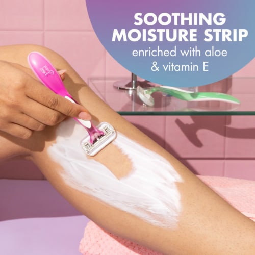 BIC® Soleil® 3 Sensitive Razors Perspective: left