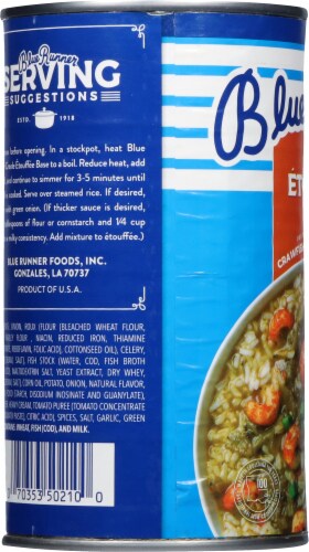 Blue Runner® Creole Etouffee Base Crawfish, Seafood and Rice Perspective: left