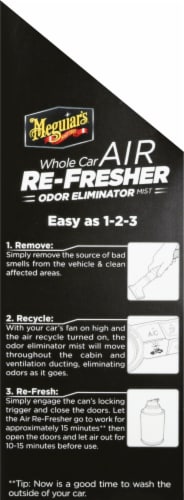 Meguiar's Black Chrome Scent Car Air Refresher Perspective: left