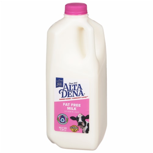Alta Dena Fat Free Milk Perspective: left