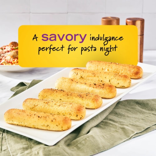 New York Bakery Cheese Frozen Breadsticks Perspective: left