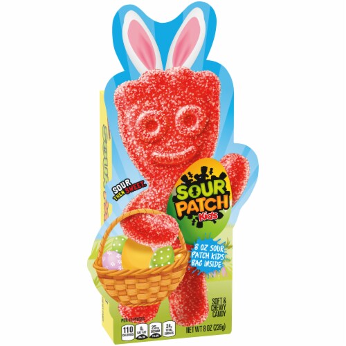 Sour Patch Kids Soft & Chewy Easter Candy Basket Centerpiece Perspective: left