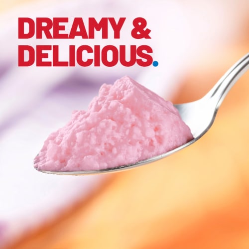 Yoplait Whips Strawberry Mist Low Fat Yogurt Mousse Cup Perspective: left