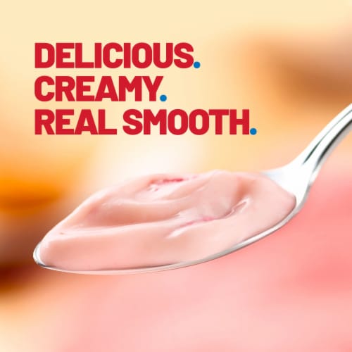 Yoplait Original Strawberry Cheesecake Low Fat Yogurt Cup Perspective: left