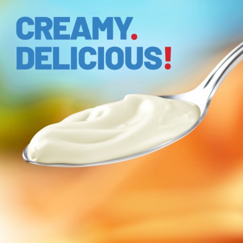 Yoplait Light Banana Cream Pie Nonfat Yogurt Cup Perspective: left