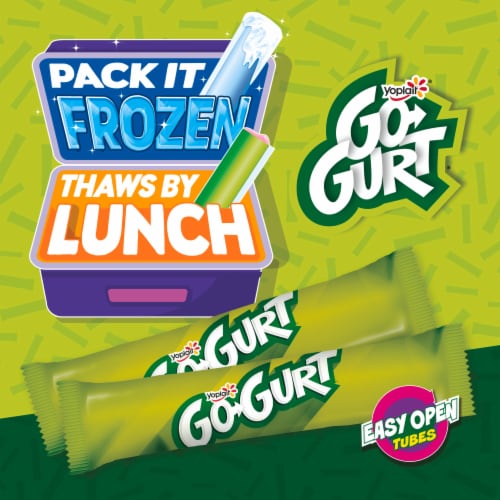 Go-GURT Disney Stitch Kids Fat Free Yogurt Tubes Value Pack Perspective: left