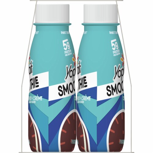 Yoplait Cookies & Creme Smoothie Perspective: left