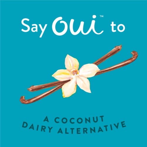 Oui by Yoplait Vanilla Dairy Free Yogurt Alternative Jar Perspective: left