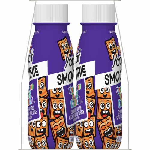 Yoplait Cinnamon Toast Crunch Smoothies Perspective: left