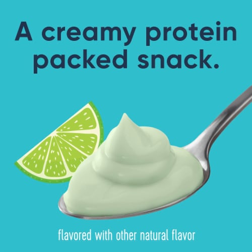 Ratio Protein Key Lime Yogurt Cultured Dairy Snack Perspective: left