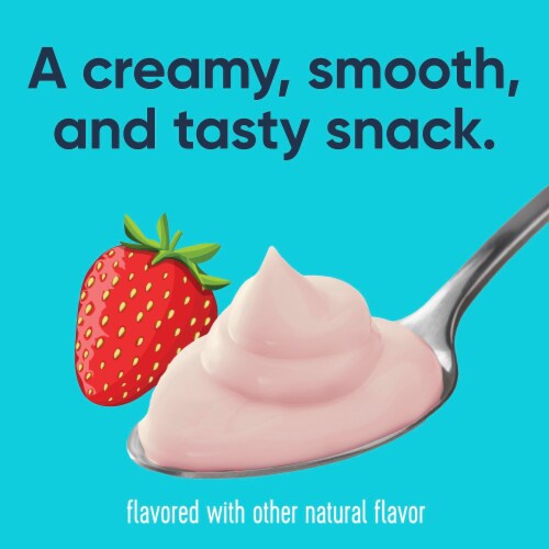 Ratio Keto Friendly Strawberry Yogurt Cultured Dairy Snack Cup Perspective: left
