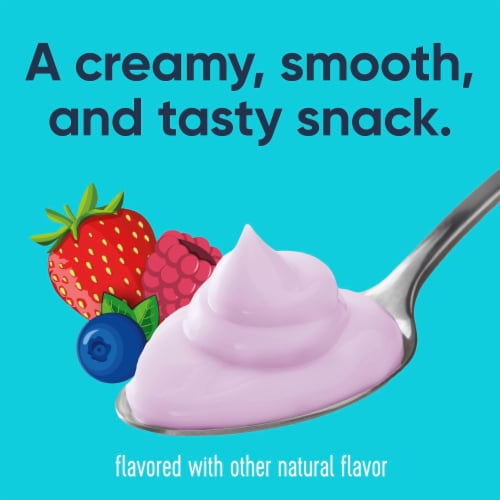 Ratio Trio Mixed Berry Yogurt Cultured Dairy Keto Friendly Snack Cup Perspective: left