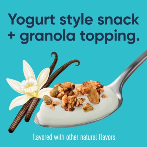 Ratio Keto Friendly Vanilla Yogurt Cultured Dairy Snack With Granola Perspective: left