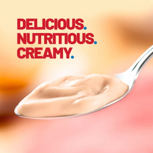 Yoplait Original Harvest Peach Low Fat Yogurt Perspective: left