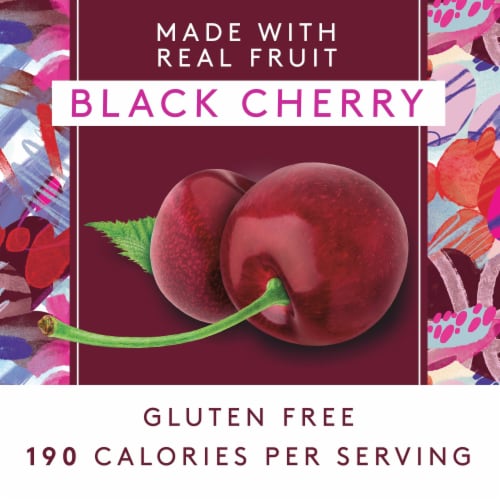 Haagen Dazs Black Cherry Cultured Crème Yogurt Style Snack Perspective: left