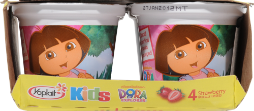 Yoplait Kids Strawberry Yogurt Perspective: left