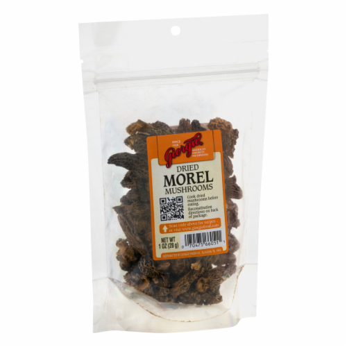 Giorgio Dried Morel Mushrooms Perspective: left