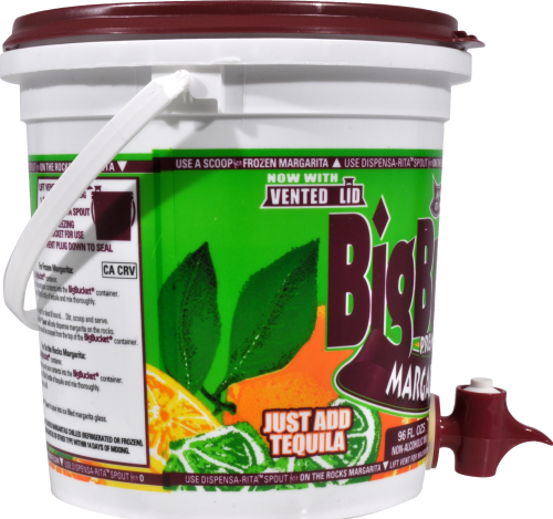 Master of Mixes Big Bucket Premium Margarita Mixer Perspective: left