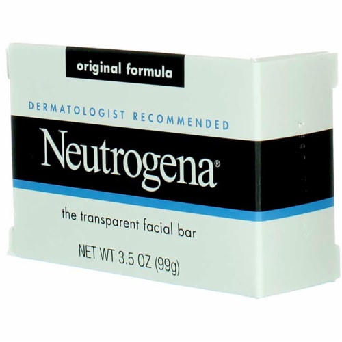 Neutrogena The Transparent Original Formula Facial Bar, 3.5 oz Perspective: left